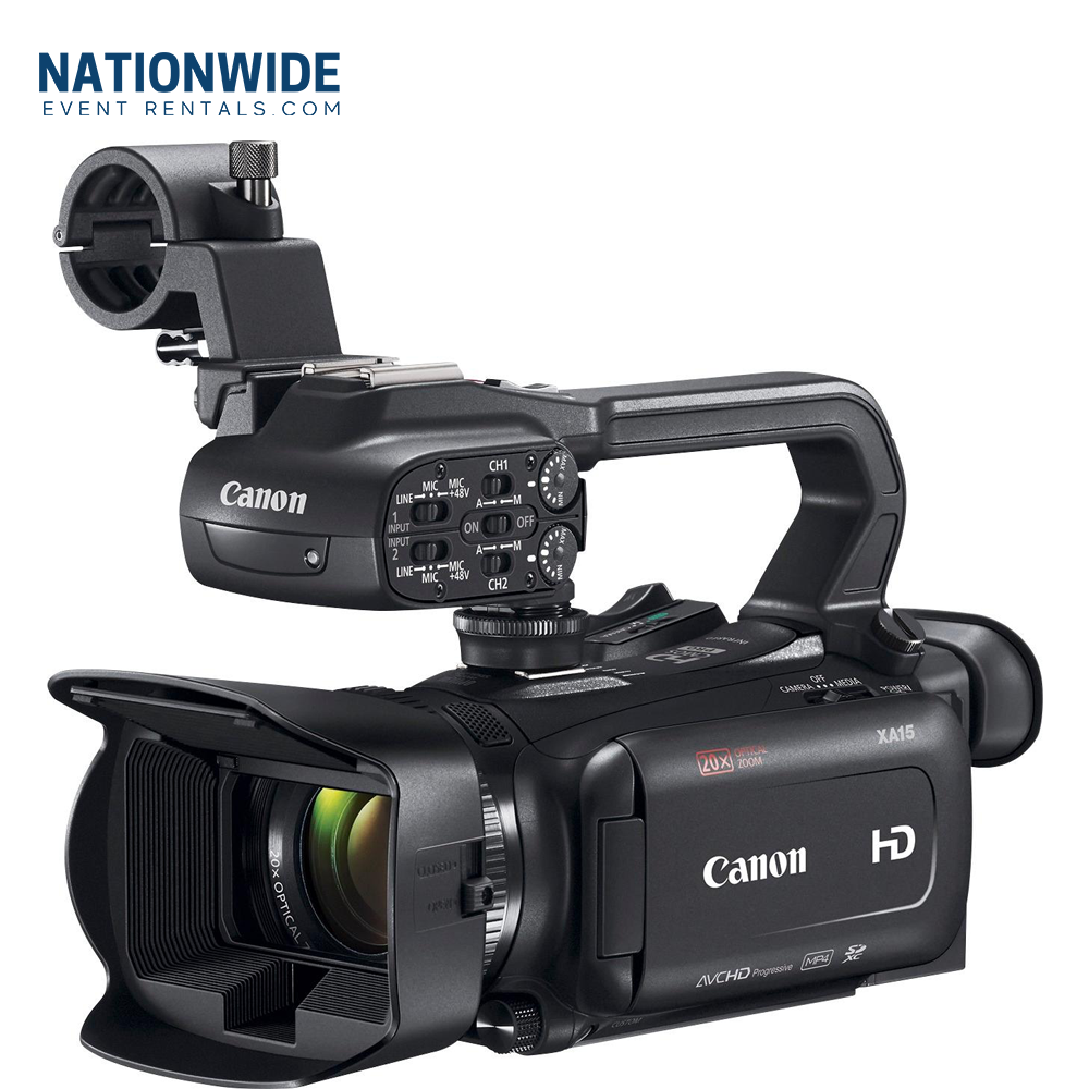 Canon XA15 Video Camera Rental Nationwide Event Rentals