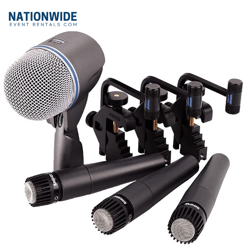 Shure DMK57-52 Drum Microphone Kit Rental Nationwide Event Rentals