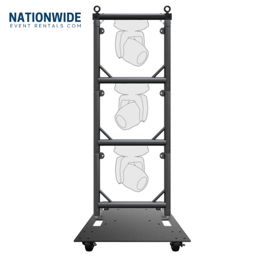 Black Modular Lighting Quick Grid Rental