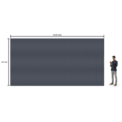 Trade Show LED Video Wall Package (Width: 19.68 FT x Height: 9.84 FT Ground Supported)